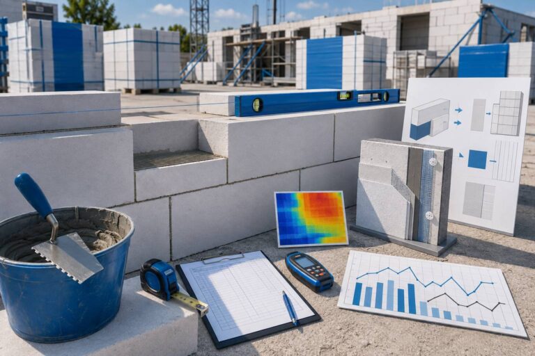 Tout savoir sur le béton cellulaire : avantages et utilisations en 2026